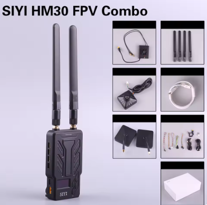 SIYI HM30 Sistema FPV de transmisión de imágenes digitales Full HD de largo alcance 1080p 60fps SIYI HM30 Sistema FPV de transmisión de imágenes digitales Full HD de largo alcance 1080p 60fps